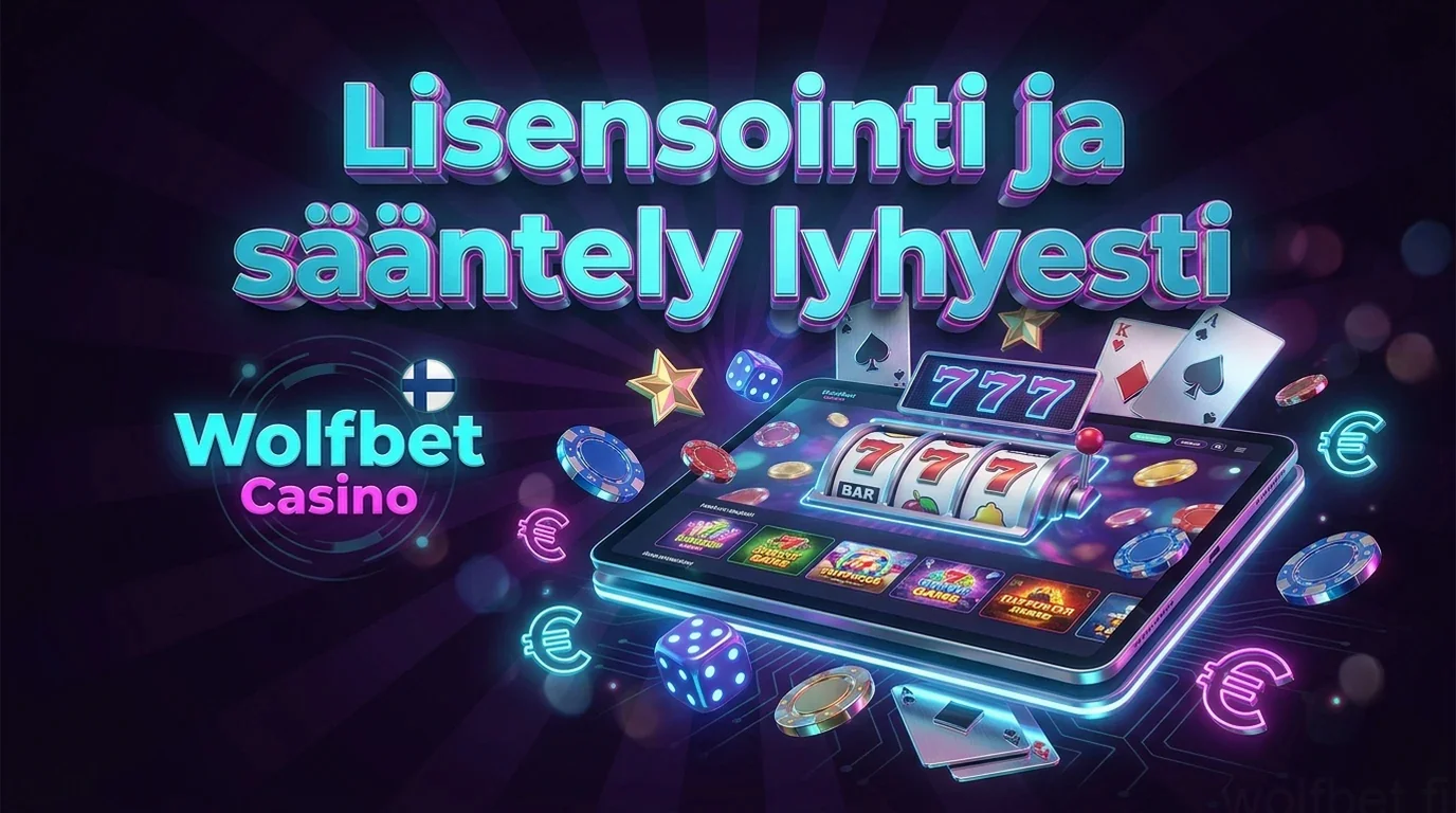 Lisensointi ja sääntely lyhyesti